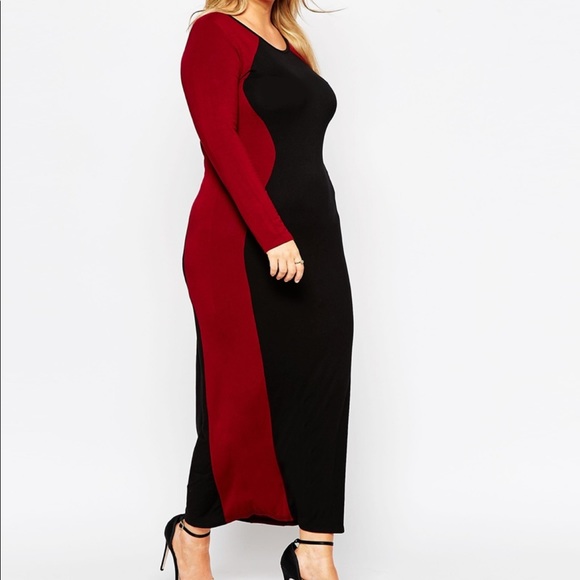 Club L Dresses Club L Plus Size Optical Illusion Maxi Dress Blackberry Poshmark